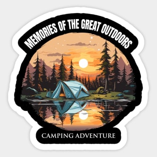 Camping Sticker